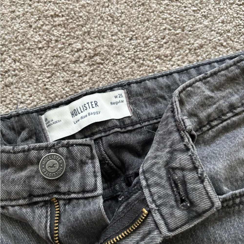 Hollister Dark Gray Flare Jeans - Picture 2 of 3